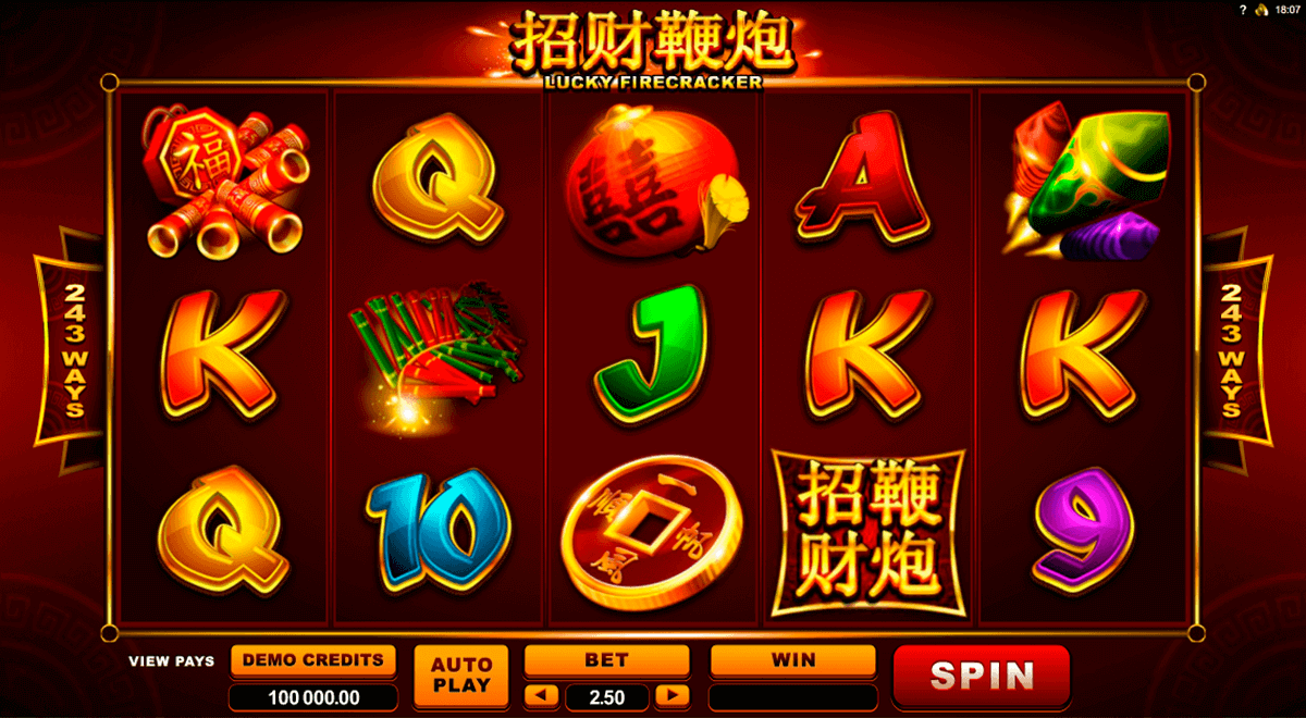 Lucky Firecracker  Slot Gameplay