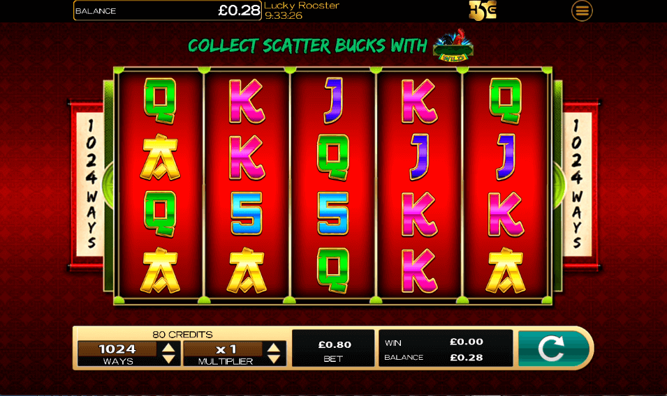 Lucky Rooster Slot Gameplay