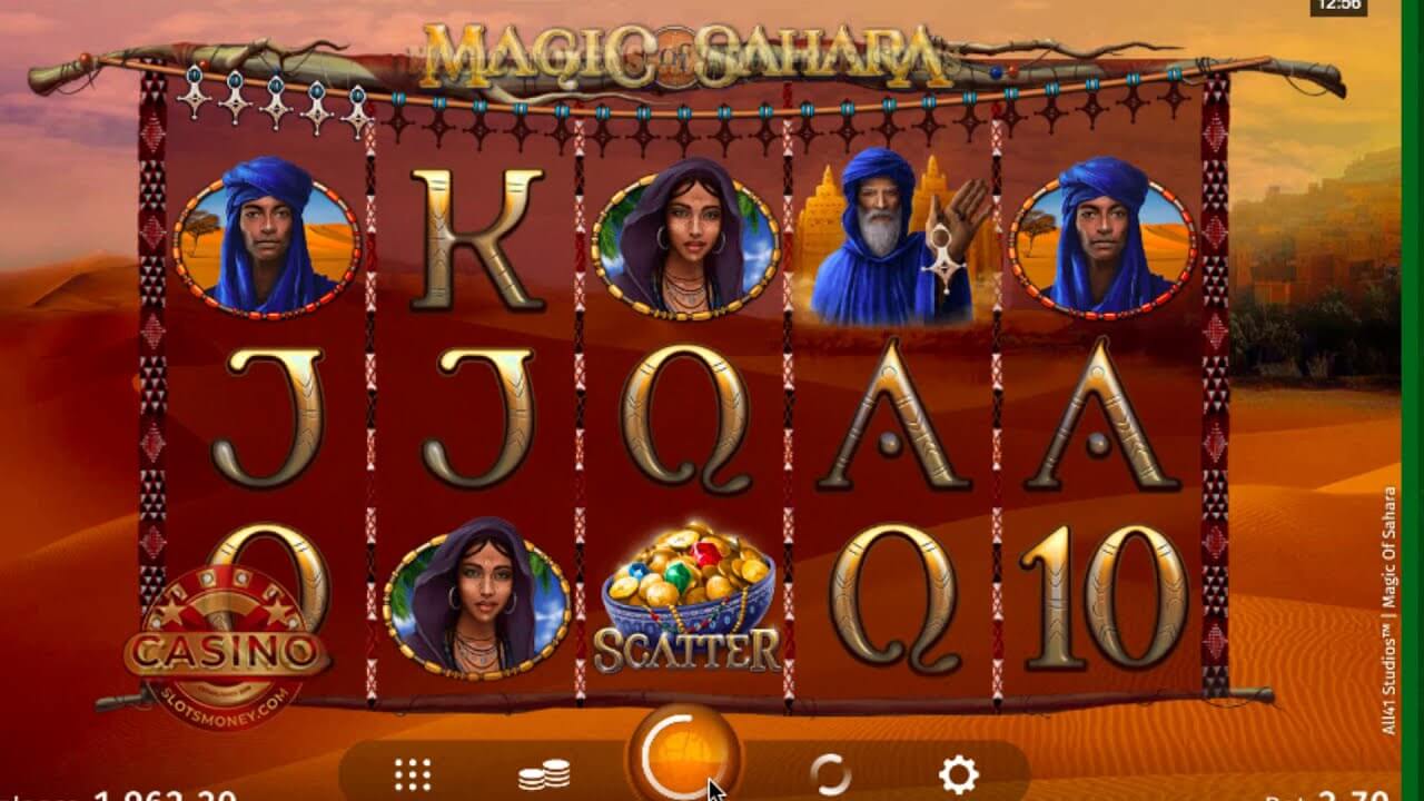 Magic of Sahara Slot Gameplay