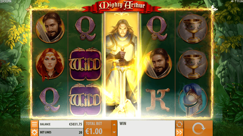 Mighty Arthur Slot Gameplay