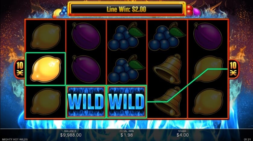 Mighty Hot Wilds Slot Gameplay