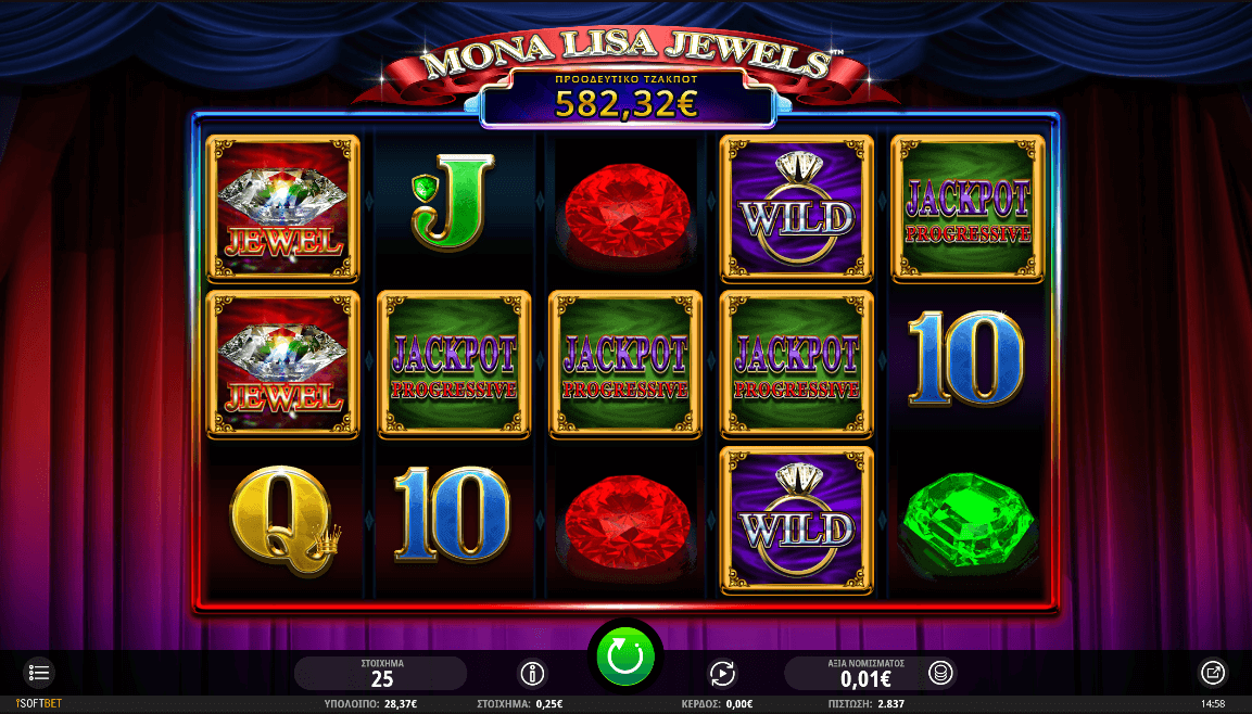 Mona Lisa Jewels Slot Gameplay