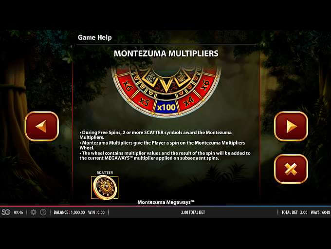 Montezuma Megaways Slot Bonus