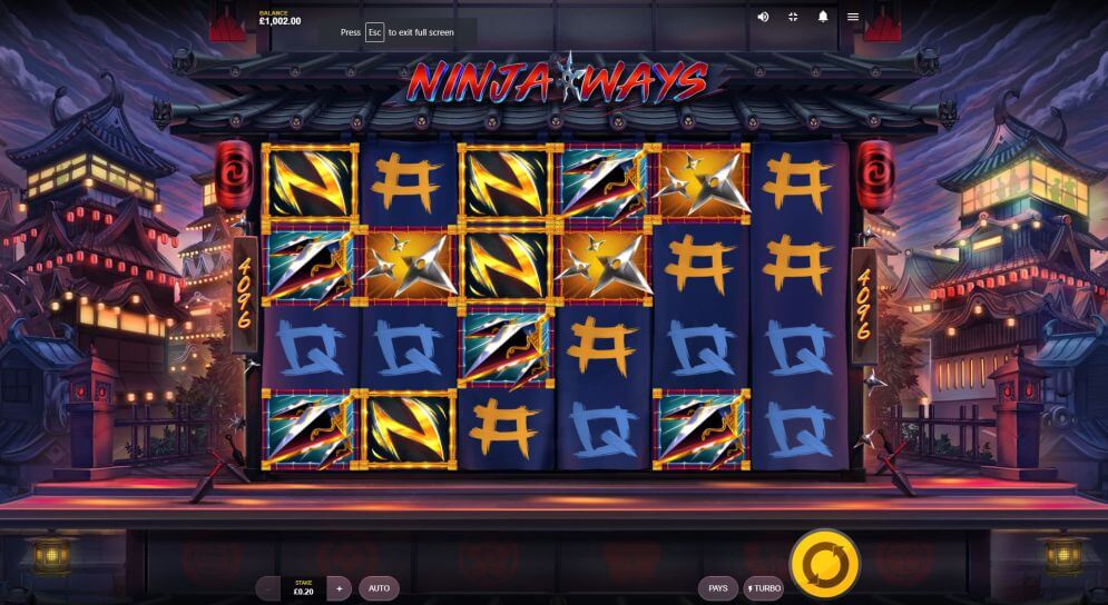 Ninja Ways Slot Bonus