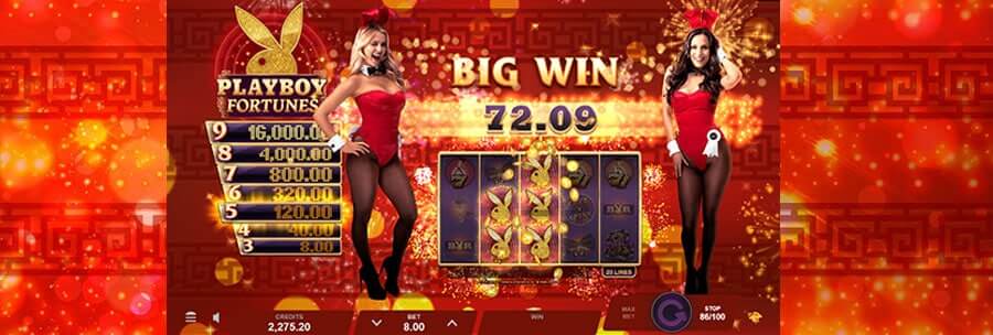 Playboy Fortunes Slot Gameplay