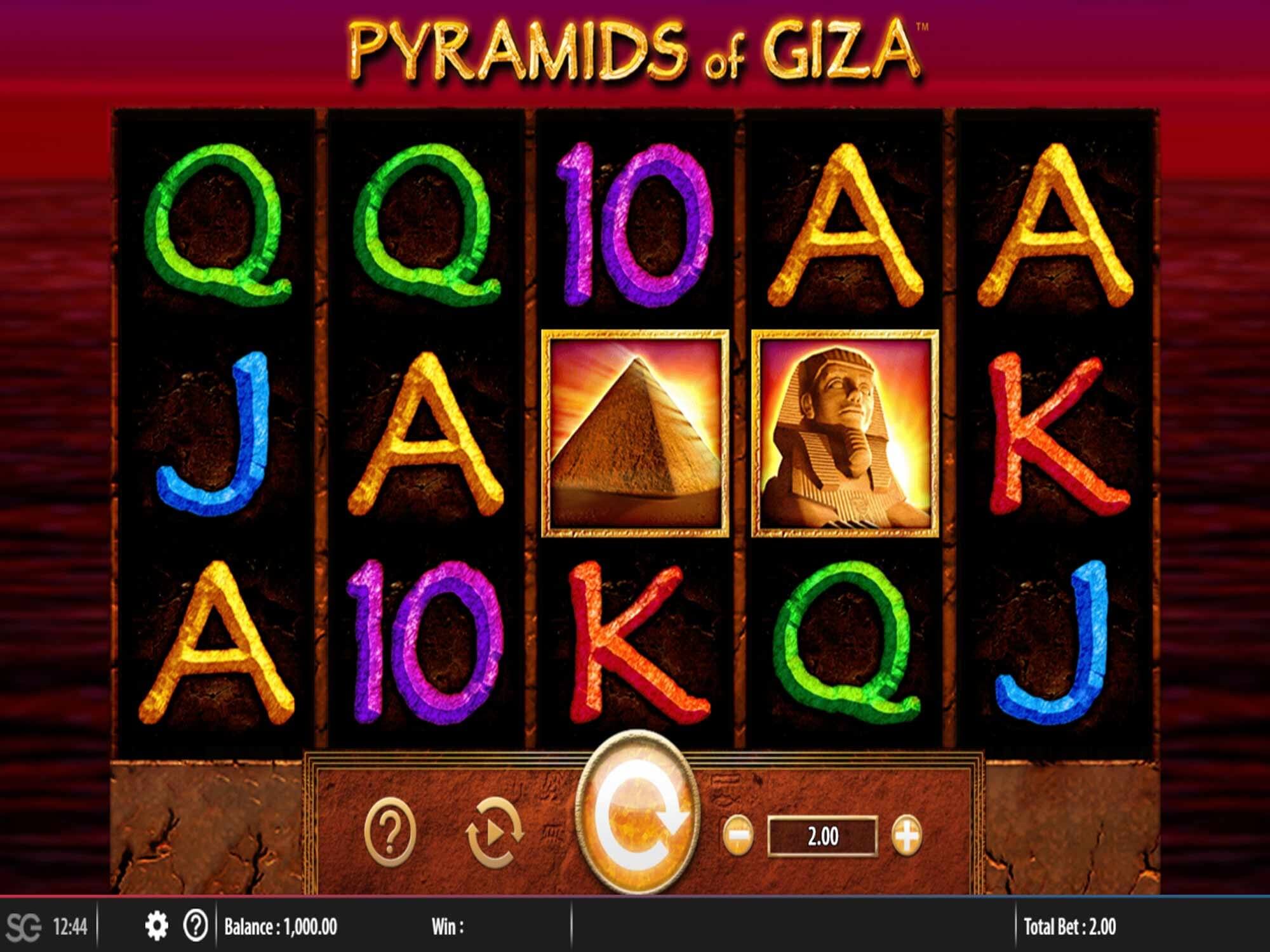 Pyramids of Giza Slot Bonus