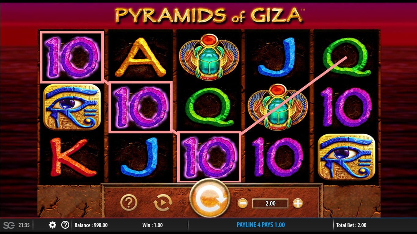 Pyramids of Giza Slot Gameplay