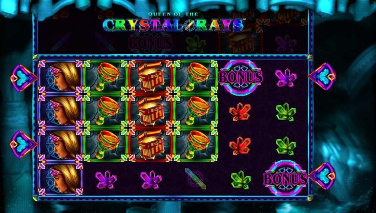 Queen of the Crystal Rays Slot Bonus