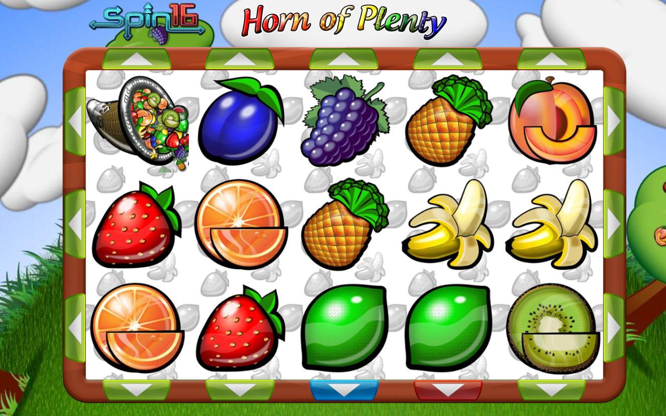 horn of plenty spin 16 slots game online