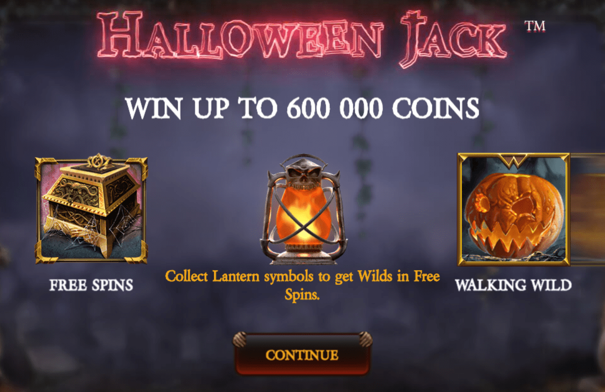 halloween jack slots game online