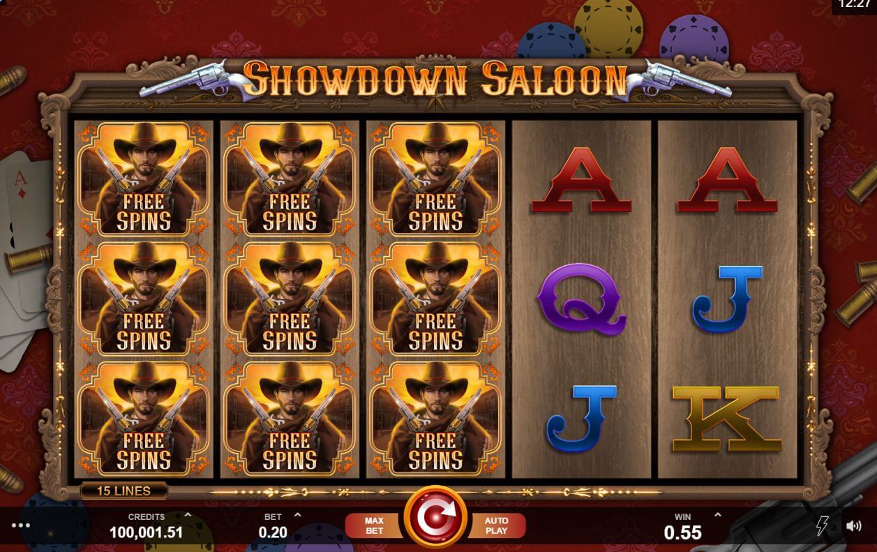 Showdown Saloon Slot Bonus