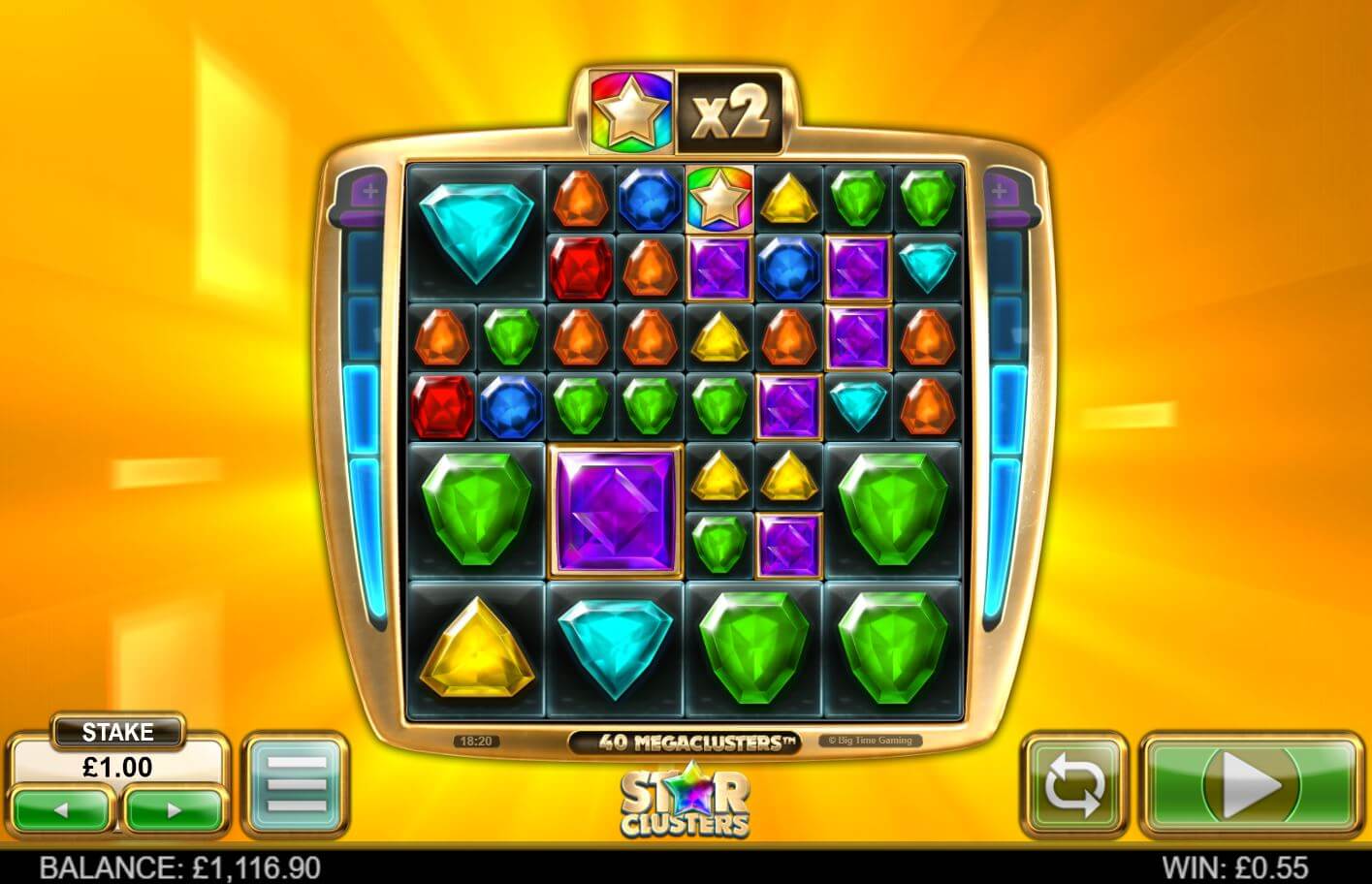 Star Clusters Slot Gameplay