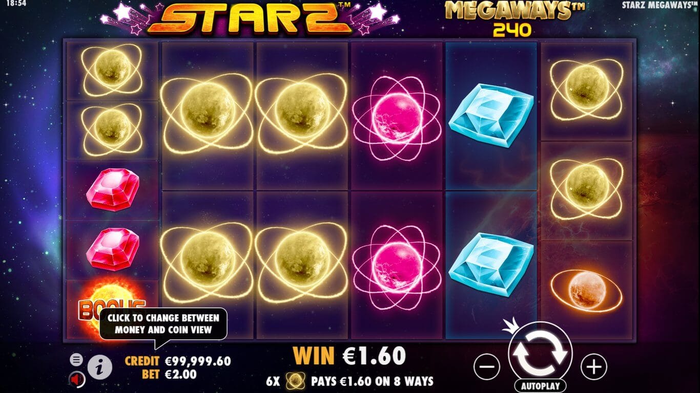 Starz Megaways Slot Bonus