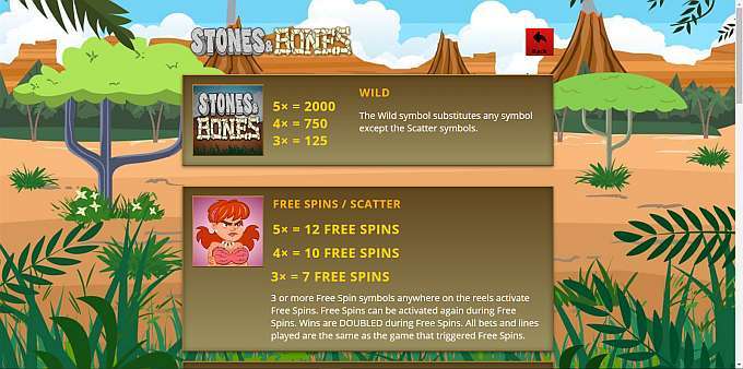 stones and bones game play slots