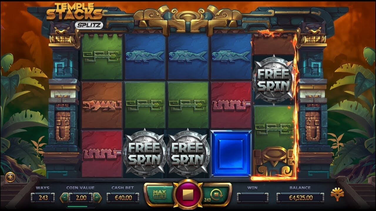 Temple Stacks Splitz Slot Bonus
