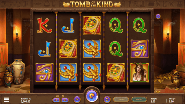 Tomb of the King Slot Gameplay
