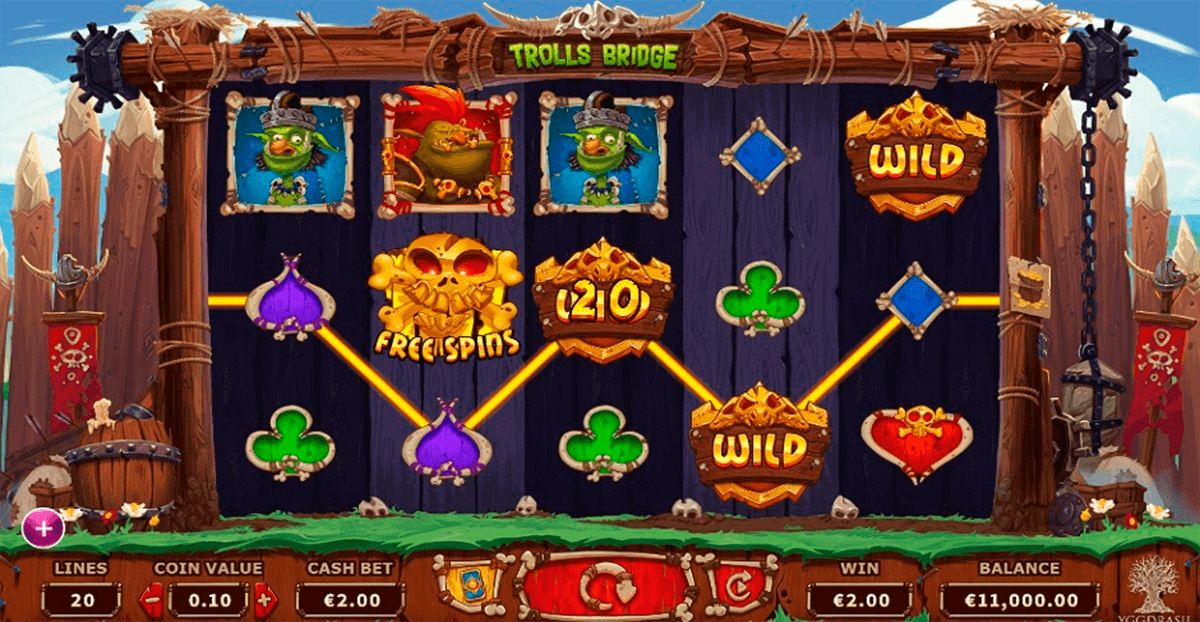 Trolls Bridge Slot Bonus