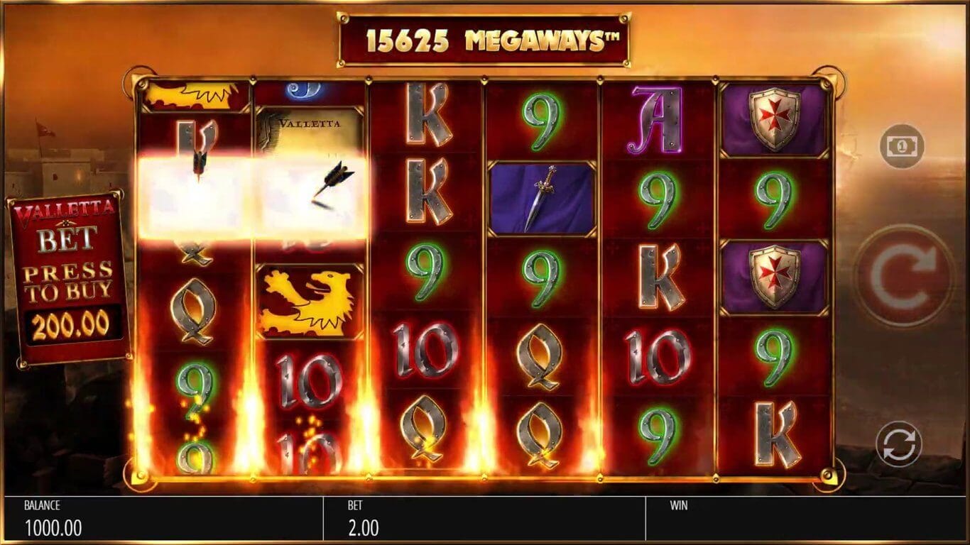 Valletta MegaWays Slot Gameplay