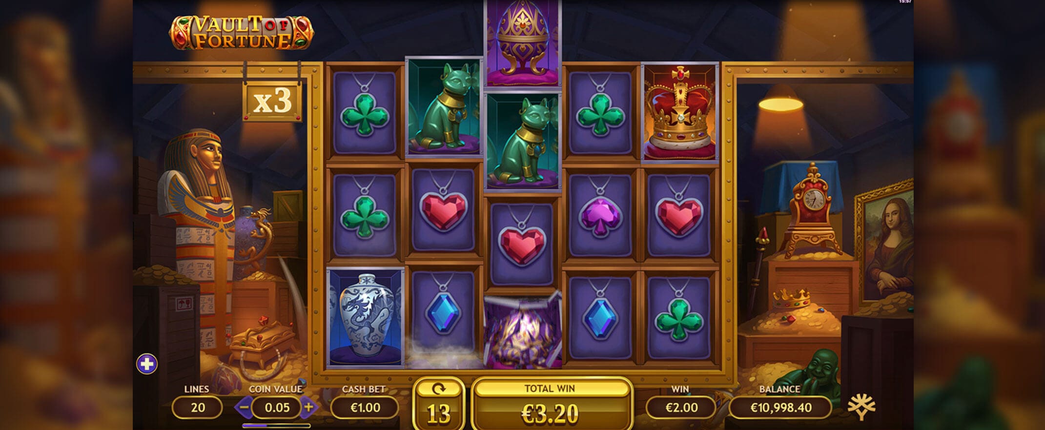 Vault of Fortune Slot Bonus