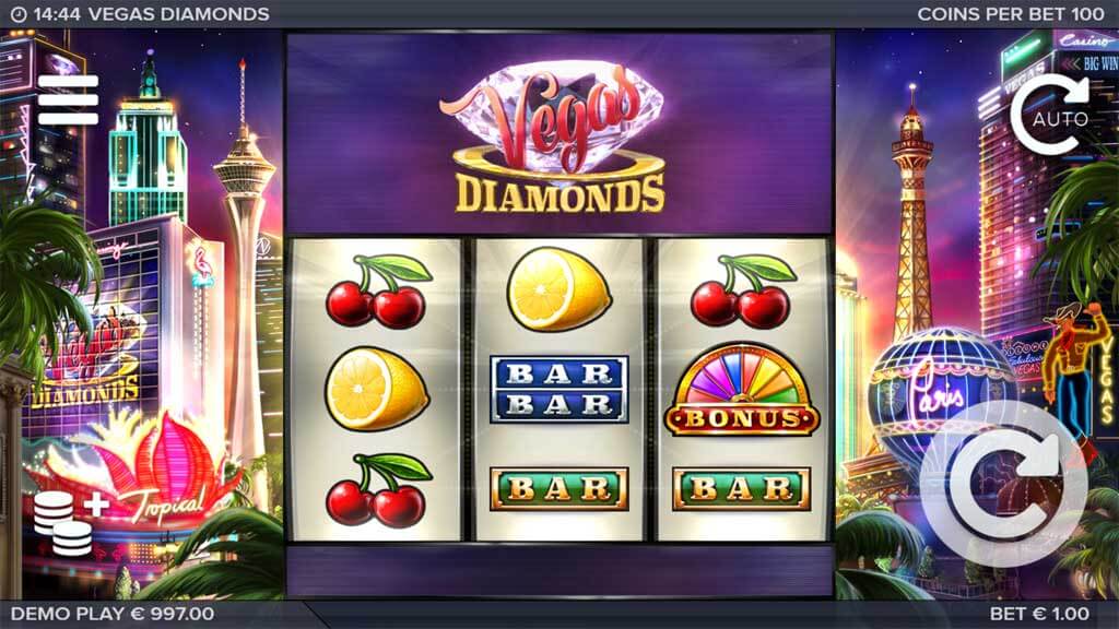 Vegas Diamonds Gameplay