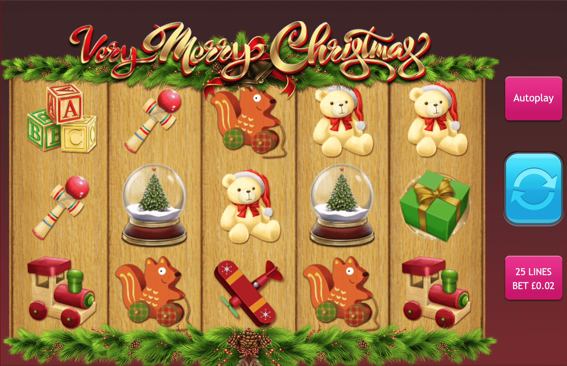 Very Merry Christmas Slots  Play Online Bingo  Barbados Bingo
