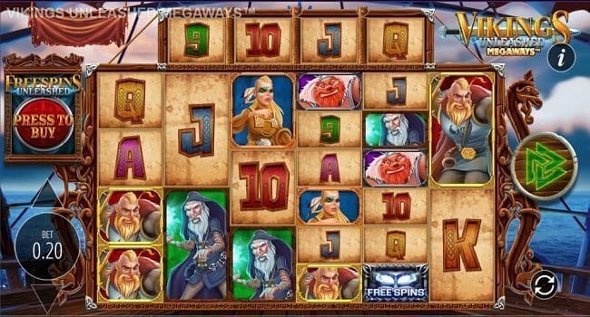 Vikings Unleashed MegaWays Slot Gameplay