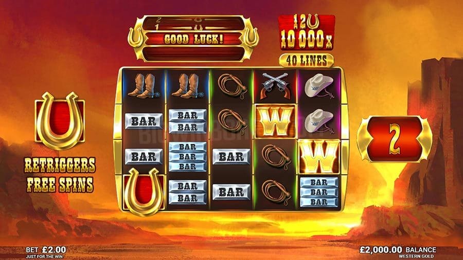 Western Gold Slot Gameplay