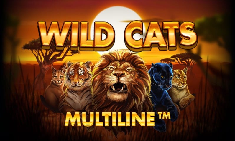 Wild Cat Multiline slot logo