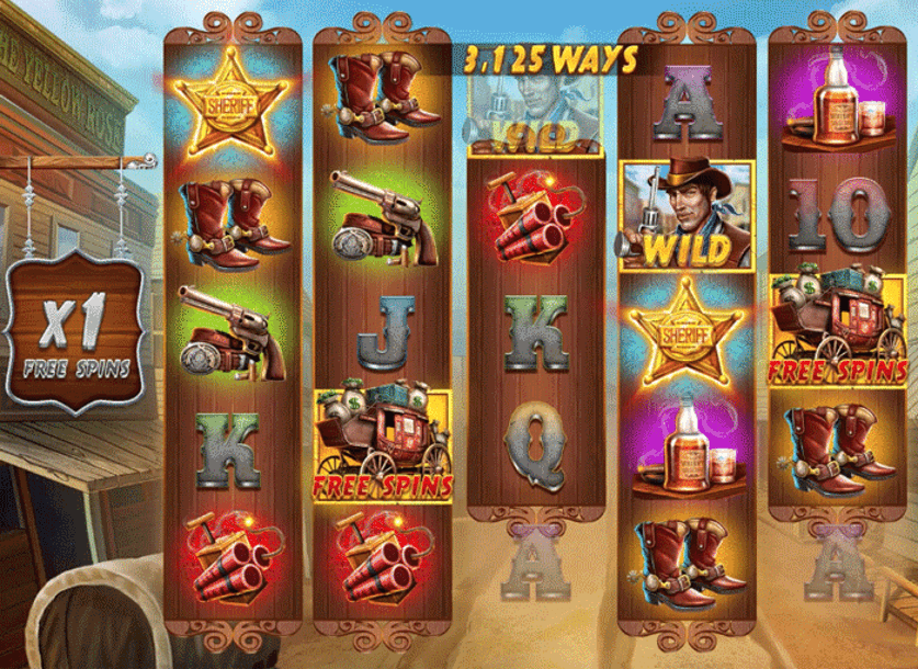 Wild West Zone Slot Gameplay
