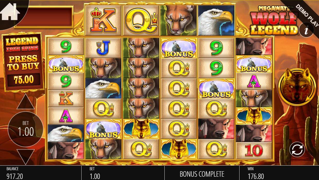 Wolf Legend Megaways Slot Bonus