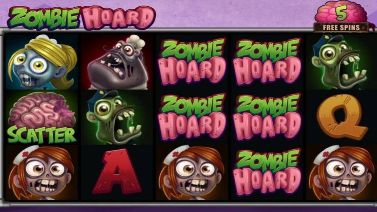 Zombie Hoard Slot Gameplay