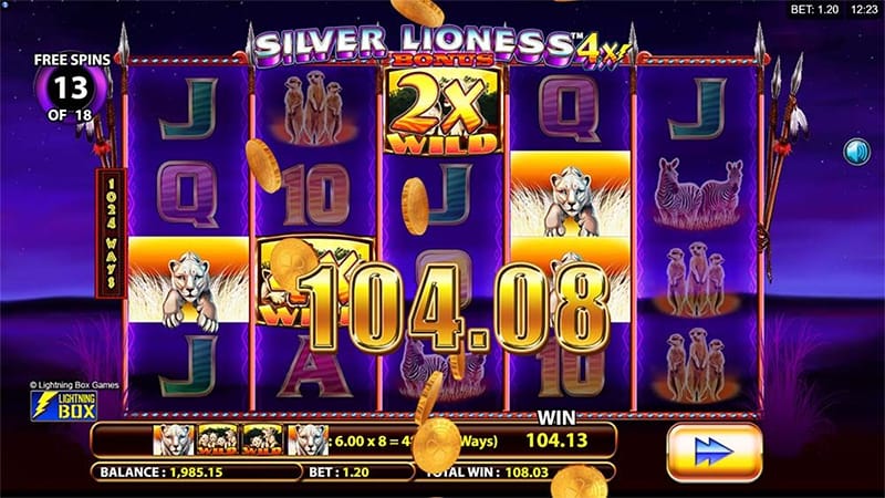 silver lioness slots