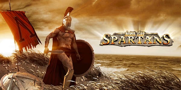 Age of Spartans slot game logo