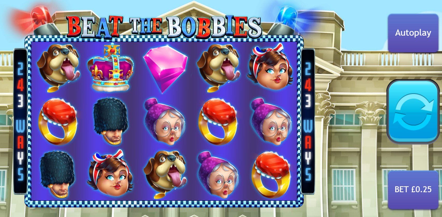 Beat the Bobbies Jackpot gameplay