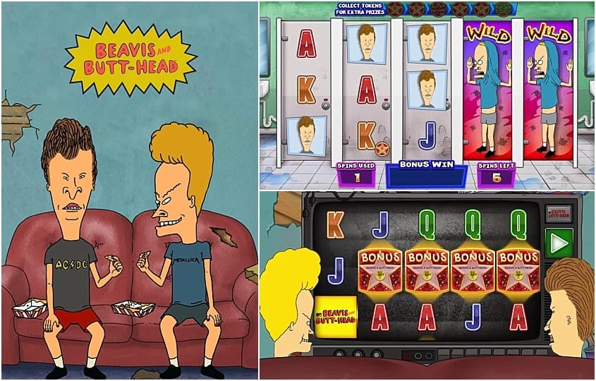Beavis and Butthead UK slot Logo