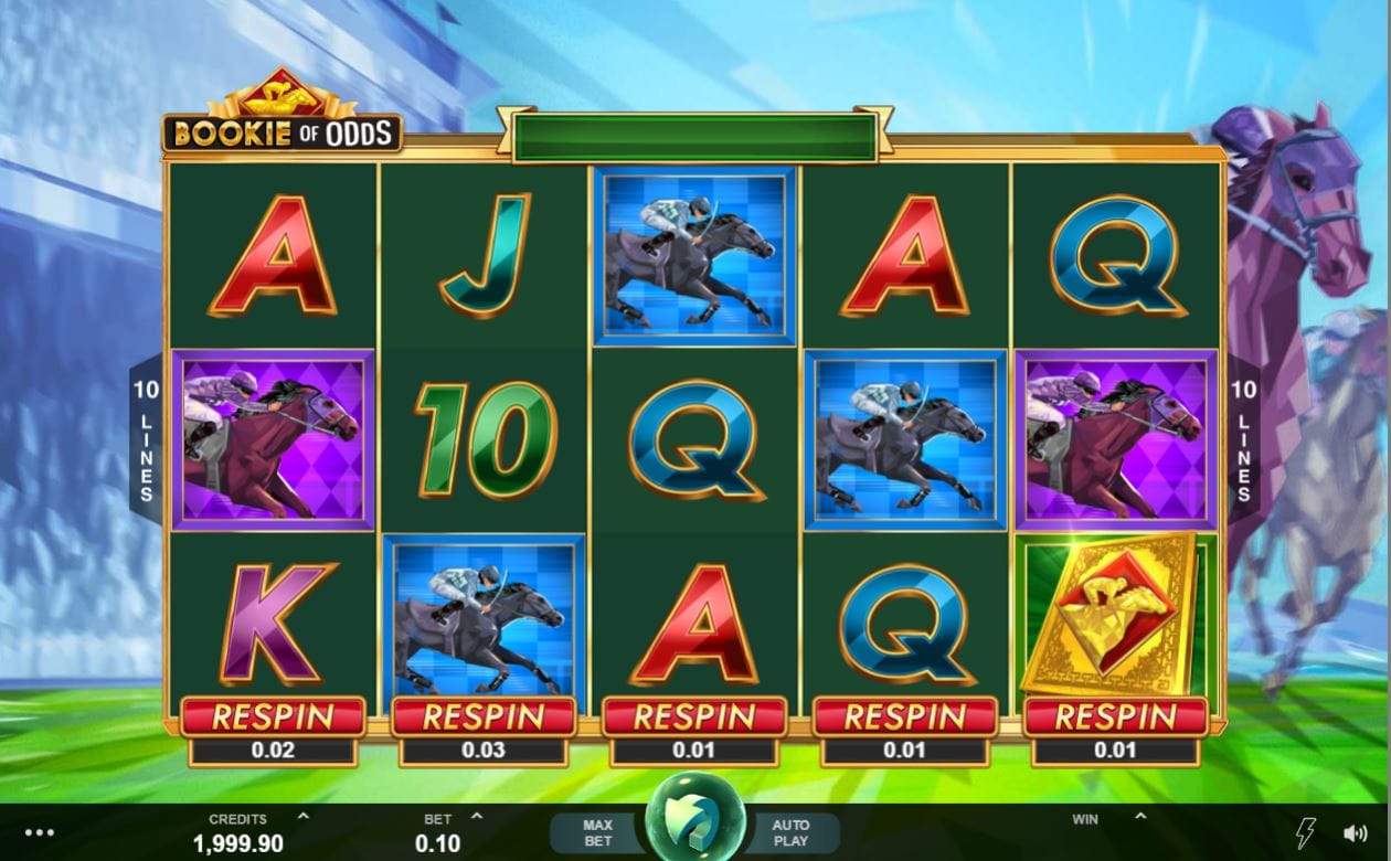 Bookie of Odds Gameplay Casino