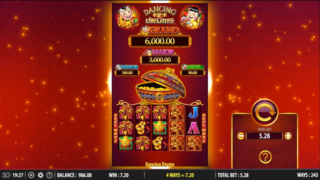 Dancing Drums Gameplay Casino