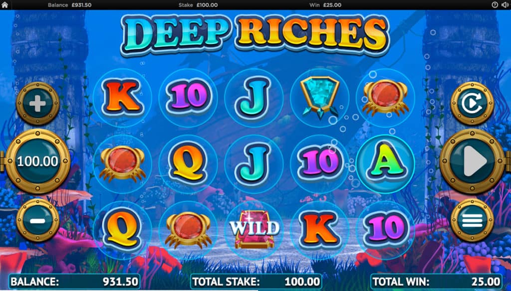 Deep Riches slot gameplay
