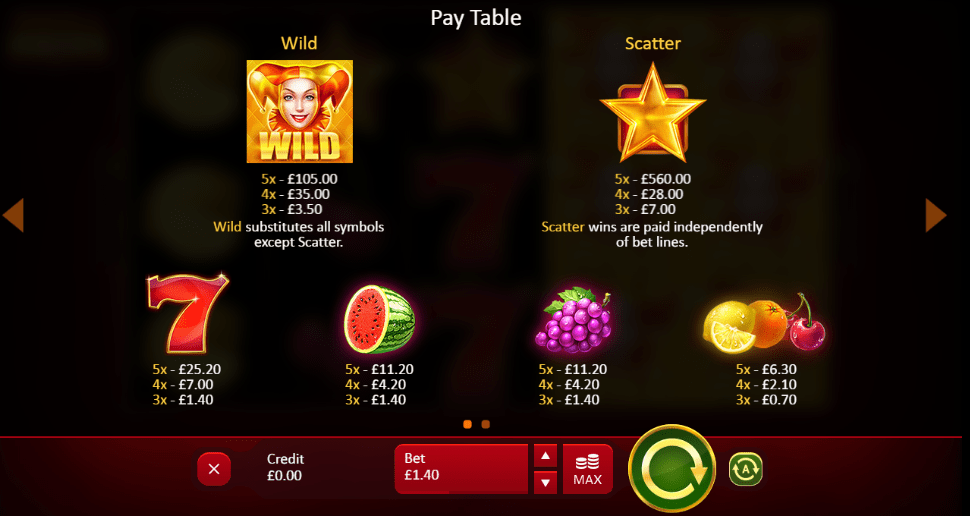 fruits jokers game slots