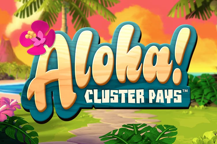 Aloha! Cluster Pays Slot Logo