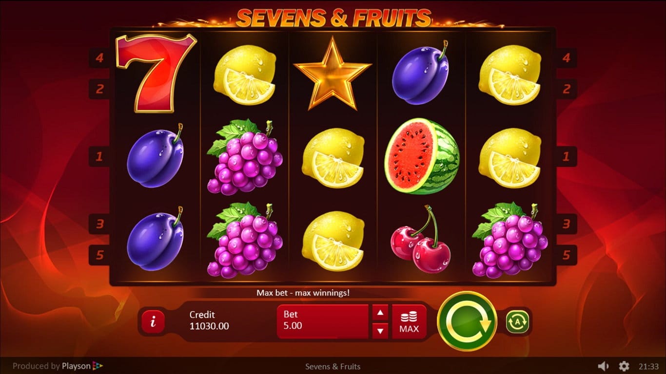 sevens and fruits casino