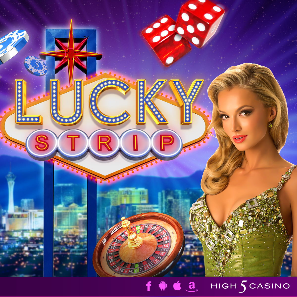 Lucky Strip Slot Logo