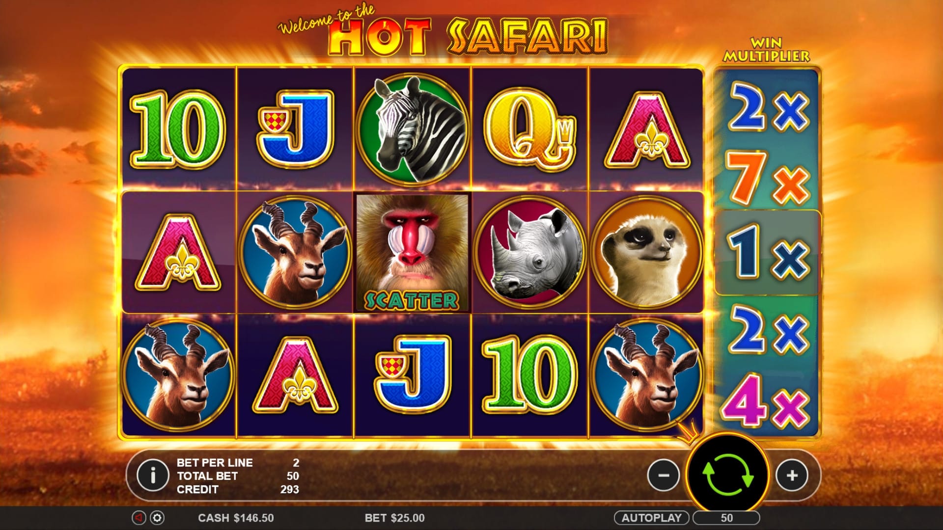 hot safari online slot jackpot