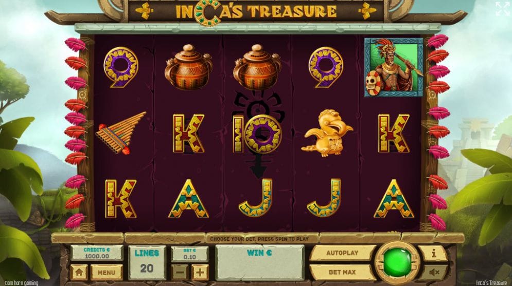 Inca's Treasure Casino Gameplay