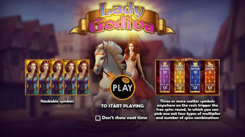 lady godiva slots online game
