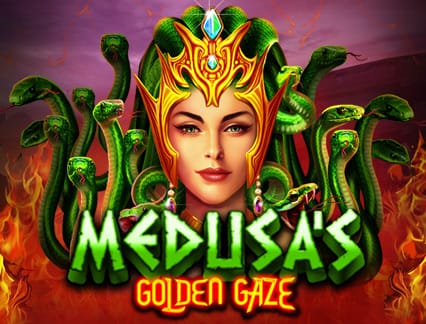 Medusa's Golden Gaze Slot Logo