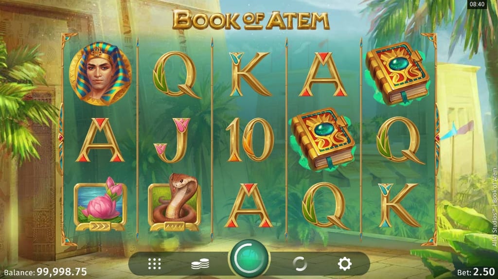 Book of Atem Slots Gameplay