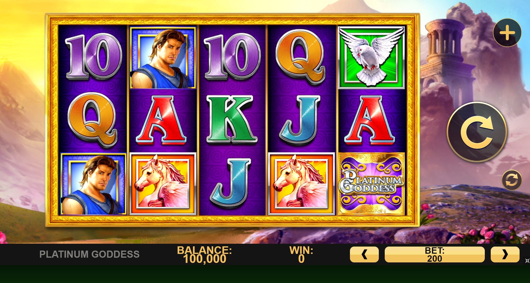 Platinum Goddess Online Slot Barbados Bingo