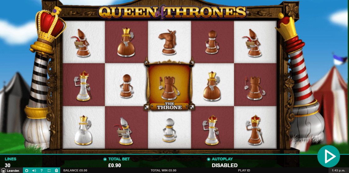 queen of thrones game spins