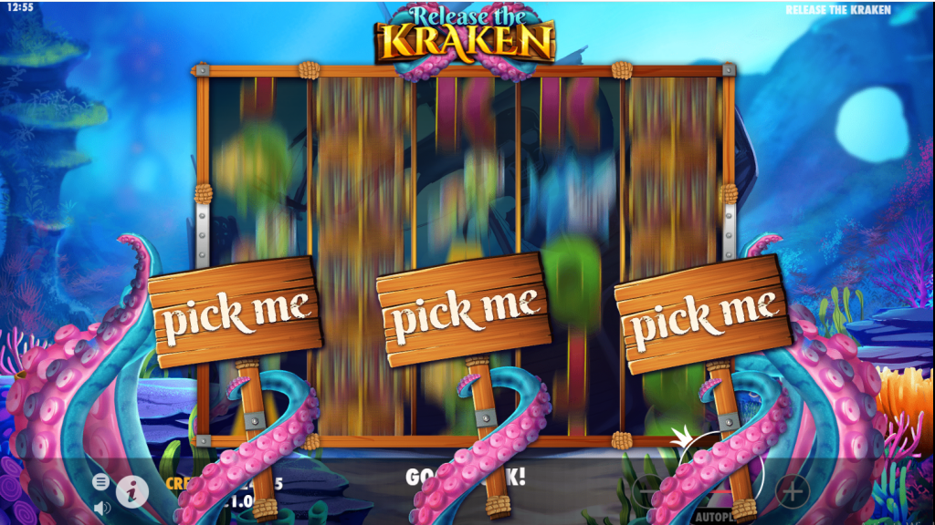 Release the Kraken Slots Reels